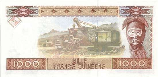 1000 Francs Guinéens 1998